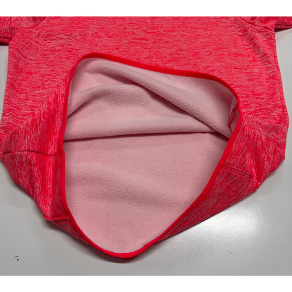 Under Armour Sweatshirt Women Medium Pink Coldgear Storm Fleece Lined Cowl Neck - Picture 10 of 11
